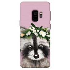 TPU чохол Demsky Raccoon in flowers для Samsung Galaxy S9