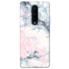 TPU чохол Demsky Розово-голубой мрамор для OnePlus 8