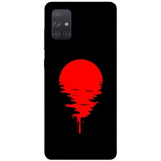 TPU чохол Demsky Red Moon для Samsung Galaxy A71