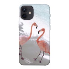 TPU чохол Demsky Flamingos для Apple iPhone 12 mini (5.4")