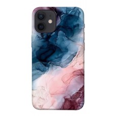 TPU чохол Demsky Розово-голубые разводы для Apple iPhone 12 mini (5.4")