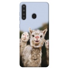 TPU чехол Demsky Funny llamas для Samsung Galaxy A21