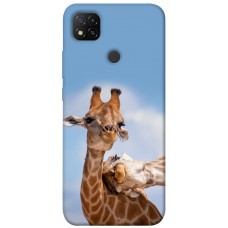 TPU чохол Demsky Милые жирафы для Xiaomi Redmi 9C