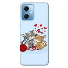 TPU чохол Demsky Два кота Love для Xiaomi Poco X5 5G