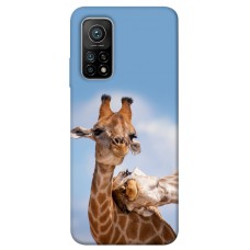 TPU чохол Demsky Милые жирафы для Xiaomi Mi 10T Pro