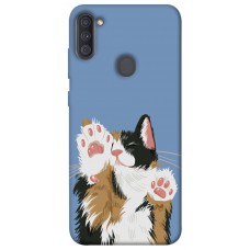 TPU чохол Demsky Funny cat для Samsung Galaxy A11