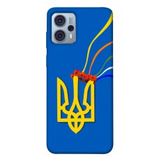 TPU чохол Demsky Квітучий герб для Motorola Moto G23