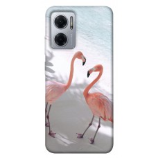 TPU чехол Demsky Flamingos для Xiaomi Redmi Note 11E