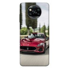 TPU чехол Demsky Red Maserati для Xiaomi Poco X3 NFC