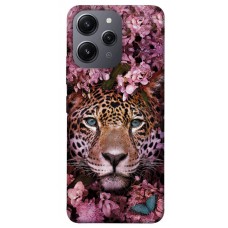TPU чохол Demsky Леопард в цветах для Xiaomi Redmi 12