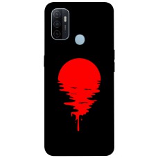 TPU чохол Demsky Red Moon для Oppo A53 / A32 / A33