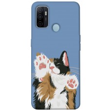 TPU чохол Demsky Funny cat для Oppo A53 / A32 / A33