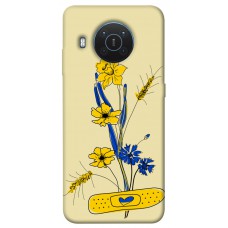 TPU чохол Demsky Українські квіточки для Nokia X10 / X20