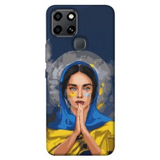 TPU чехол Demsky Faith in Ukraine 7 для Infinix Smart 6