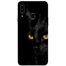 TPU чохол Demsky Черный кот для Samsung Galaxy A20s