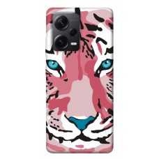 TPU чохол Demsky Pink tiger для Xiaomi Poco X5 Pro 5G