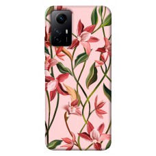 TPU чохол Demsky Floral motifs для Xiaomi Redmi Note 12S
