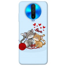 TPU чохол Demsky Два кота Love для Xiaomi Poco X2