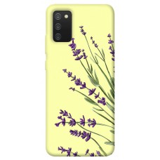 TPU чохол Demsky Lavender art для Samsung Galaxy A02s