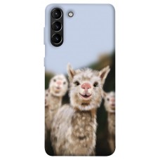 TPU чехол Demsky Funny llamas для Samsung Galaxy S21+