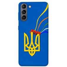 TPU чохол Demsky Квітучий герб для Samsung Galaxy S21