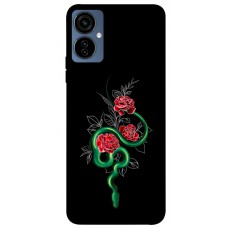 TPU чехол Demsky Snake in flowers для TECNO Camon 19 Neo