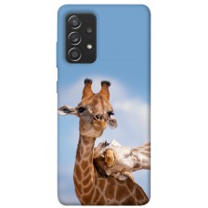 TPU чохол Demsky Милые жирафы для Samsung Galaxy A72 4G / A72 5G