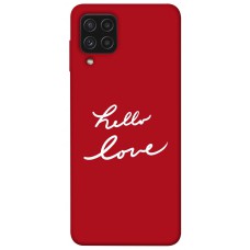 TPU чехол Demsky Hello love для Samsung Galaxy A22 4G