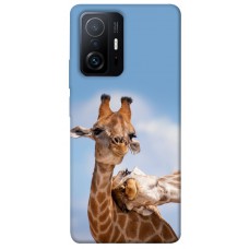 TPU чохол Demsky Милые жирафы для Xiaomi 11T / 11T Pro