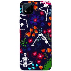 TPU чохол Demsky Yoga skeletons для Realme C11 (2021)