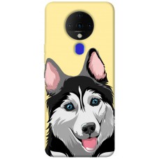 TPU чохол Demsky Husky dog для TECNO Spark 6