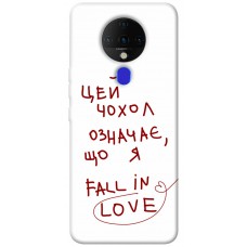 TPU чехол Demsky Fall in love для TECNO Spark 6