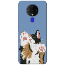 TPU чехол Demsky Funny cat для TECNO Spark 6