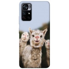 TPU чохол Demsky Funny llamas для Xiaomi Poco M4 Pro 5G