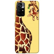 TPU чохол Demsky Cool giraffe для Xiaomi Poco M4 Pro 5G