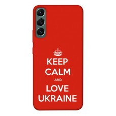 TPU чохол Demsky Keep calm and love Ukraine для Samsung Galaxy S22+