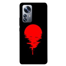 TPU чехол Demsky Red Moon для Xiaomi 12 / 12X