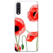 TPU чехол Demsky Акварельные маки для Samsung Galaxy A70 (A705F)