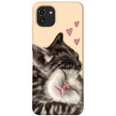 TPU чохол Demsky Cats love для Samsung Galaxy A03