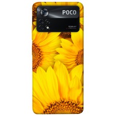 TPU чохол Demsky Букет подсолнухов для Xiaomi Poco X4 Pro 5G