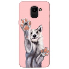 TPU чехол Demsky Cute dog для Samsung J600F Galaxy J6 (2018)