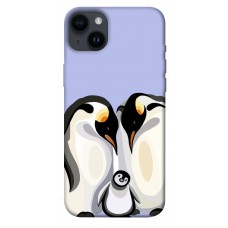 TPU чохол Demsky Penguin family для Apple iPhone 14 Plus (6.7")
