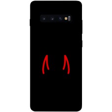 TPU чохол Demsky Red horns для Samsung Galaxy S10+