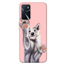 TPU чехол Demsky Cute dog для Oppo A16s / A16