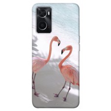TPU чохол Demsky Flamingos для Oppo A76 4G