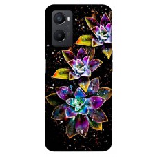 TPU чехол Demsky Flowers on black для Oppo A96