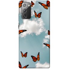 TPU чохол Demsky Summer butterfly для Samsung Galaxy Note 20