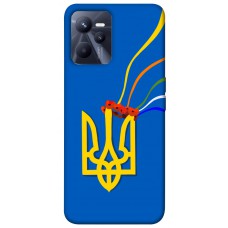 TPU чохол Demsky Квітучий герб для Realme C35