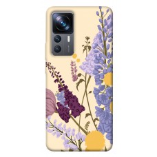 TPU чехол Demsky Flowers art для Xiaomi 12T / 12T Pro