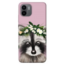 TPU чохол Demsky Raccoon in flowers для Xiaomi Redmi A1 / A2